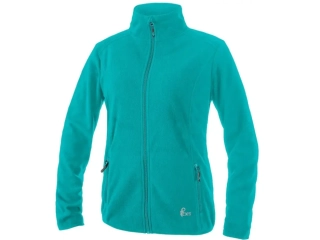 Mikina GRANBY LADY dámská, fleece, tyrkysově zelená